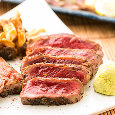 馬肉を贅沢に使った、食べ応えも抜群の馬肉ステーキ！