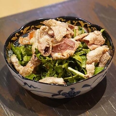 鶏皮クレソンポン酢