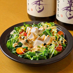 豆腐のサラダ