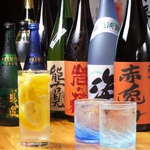 流行りのサワーや厳選焼酎も豊富な品揃え！お仕事帰りのちょい飲みも大歓迎♪