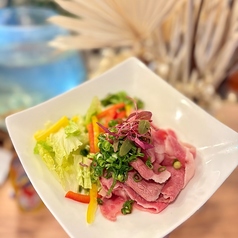 豊後和牛の冷しゃぶ 焙煎胡麻だれ