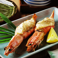 ここにも海老が！？たくさんの海老料理をご堪能あれ