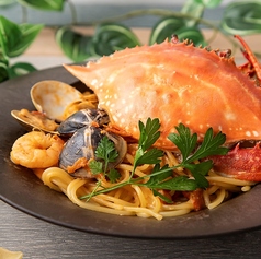 濃厚!海鮮トマトクリームパスタ