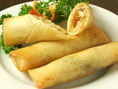 春巻きはパリパリな皮とジューシーな具が★