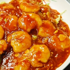 エビチリソース炒め