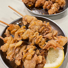 鳥皮串(無限とりかわ)6本