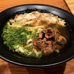 肉かすうどん