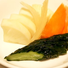 お新香のビール漬け