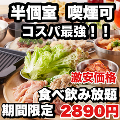 焼き鳥×食べ飲み放題 喫煙半個室 食べ放題 居酒屋 並木days 広島並木通り店のコース写真