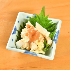 自家製 ポテトサラダ/ねぎだくめんま/ヤゲン軟骨梅肉和え