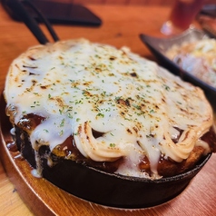 明太マヨもちチーズの山芋鉄板焼き