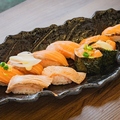 料理メニュー写真&nbsp;【特選】サーモンづくし 10貫