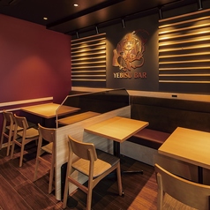 【2~4名様】ゑびす様の目の前のお席。新都心の縁起のいいスポット。