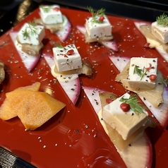 沼る！　クリームチーズといぶりがっこ