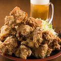料理メニュー写真&nbsp;【第2位】半蔵名物！バカ盛りシリーズ！デカっ!!旨っ!!名物★鶏の唐揚げ【1個】90円から～ご用意。
