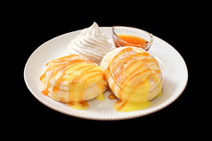 ご褒美スフレパンケーキ(バニラアイス付き)