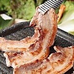 【厚切りサムギョプサルセット】 1人前　※2人前から注文(約300g)の写真