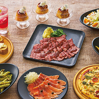 カラオケ3時間＋コース料理8品