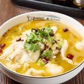 料理メニュー写真&nbsp;白身魚と高菜の四川風煮込み