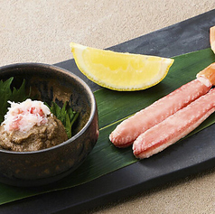 かに味噌とずわいがに