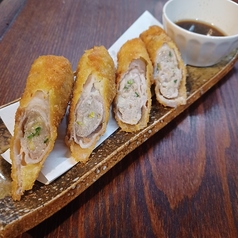 肉巻き餃子フライ