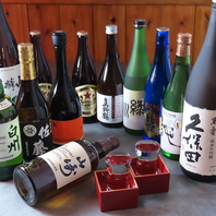 多種多様な日本酒＆焼酎が充実◎