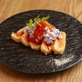 料理メニュー写真&nbsp;いくらのせサーモンレアカツ！！