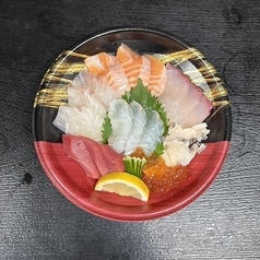 海鮮丼(上)