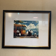 お店を彩る壁画