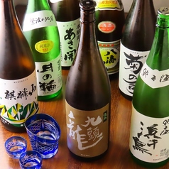 日本酒・ウィスキーの品揃えに自信あり。