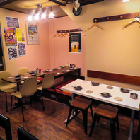 街中の隠れ家で、大人の宴会をお楽しみください