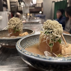 ハマグリと大根とトロロ昆布のおでん~沖縄出汁とハマグリのスープ~