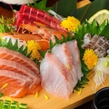 料理メニュー写真&nbsp;お刺身盛合わせ　本日の鮮魚【五点盛り】