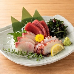 鮮魚の盛り合わせ三点盛