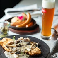 ビールと相性抜群のオリジナルドイツ料理が勢揃い！