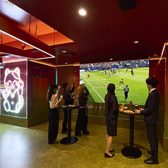 個室20ルーム、別途オープンカウンター・パブリックビューイング・ダーツ有