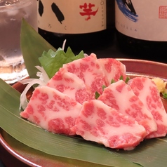 【極の一皿】特上霜降り馬刺し
