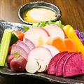 料理メニュー写真 彩り三浦半島地野菜のバーニャカウダ