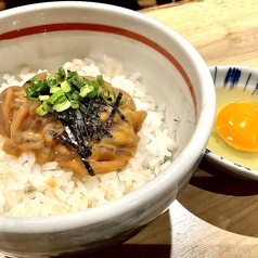 いか肝醤油和えTKG