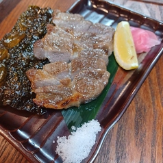 豚肩ロースの昆布〆焼き