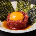 料理メニュー写真 のり巻きユッケ風
