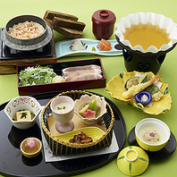 旬の贅沢を味わう。匠が織りなす会席料理