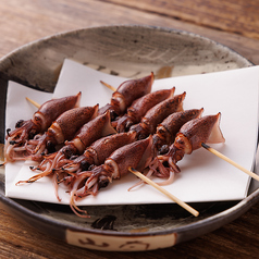 ホタルイカの炭火焼き