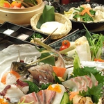 鮮度に自信。旬の新鮮なをキレイに盛り付けて提供。