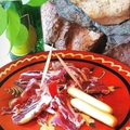 料理メニュー写真 イベリコ豚ベジョータの生ハム　Palata Ibergca Bellota