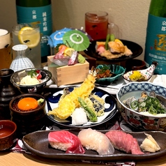 寿司と天ぷらとわたくし 京都四条烏丸店のコース写真