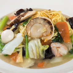 海鮮塩あんかけ焼きそば(蒸し麺orパリパリ麺)