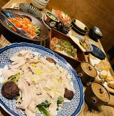 炭焼きと天ぷら 陽なののコース写真