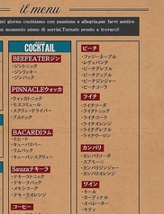 カクテル各種(1)