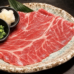 どデカ道産牛ロース 一枚肉の焼きしゃぶ